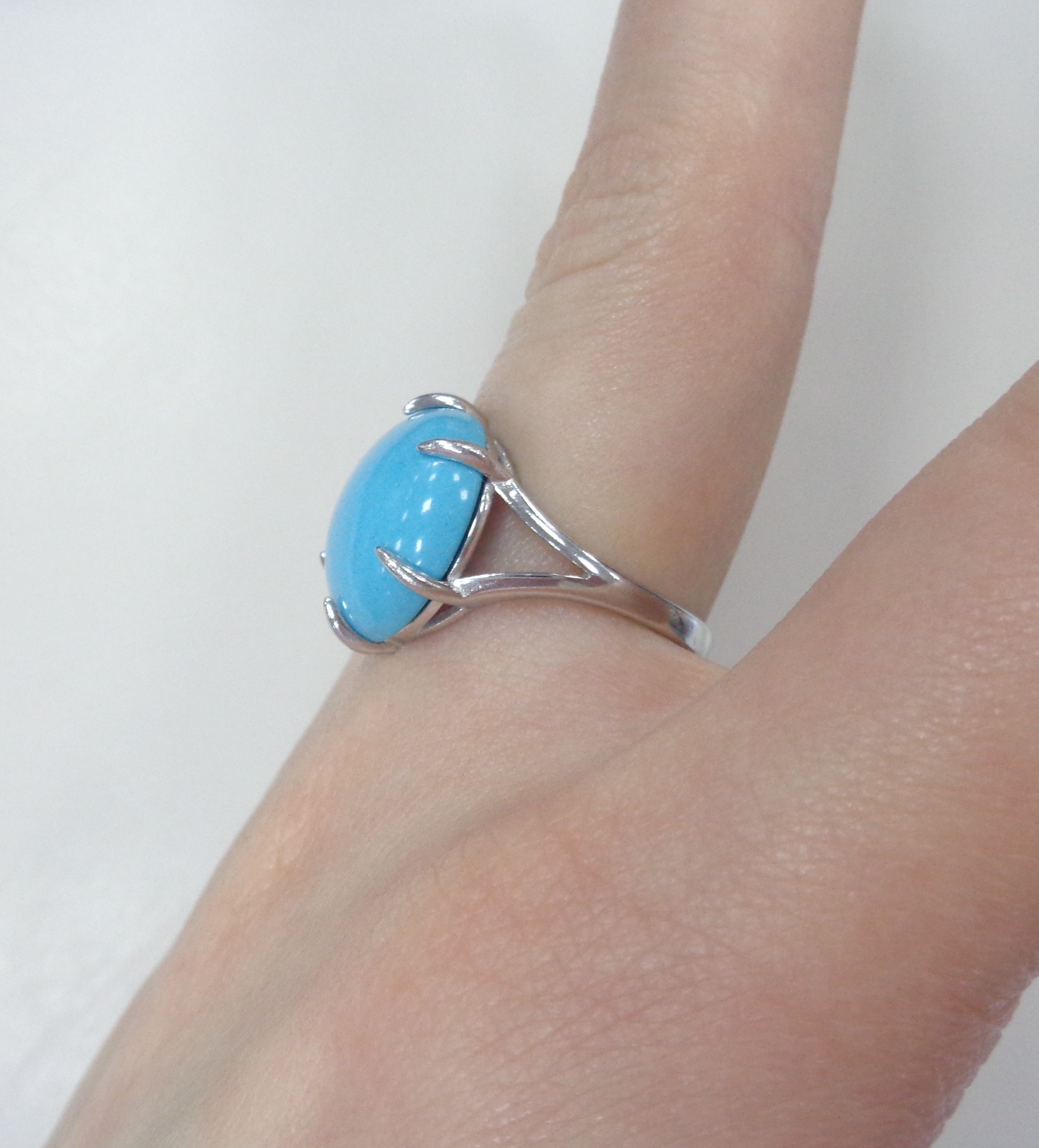 Серебряное кольцо с бирюзой